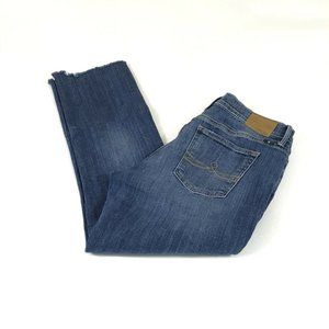 LUCKY BRAND‎ SWEET'N STRAIGHT RAW HEM CROP JEANS 8